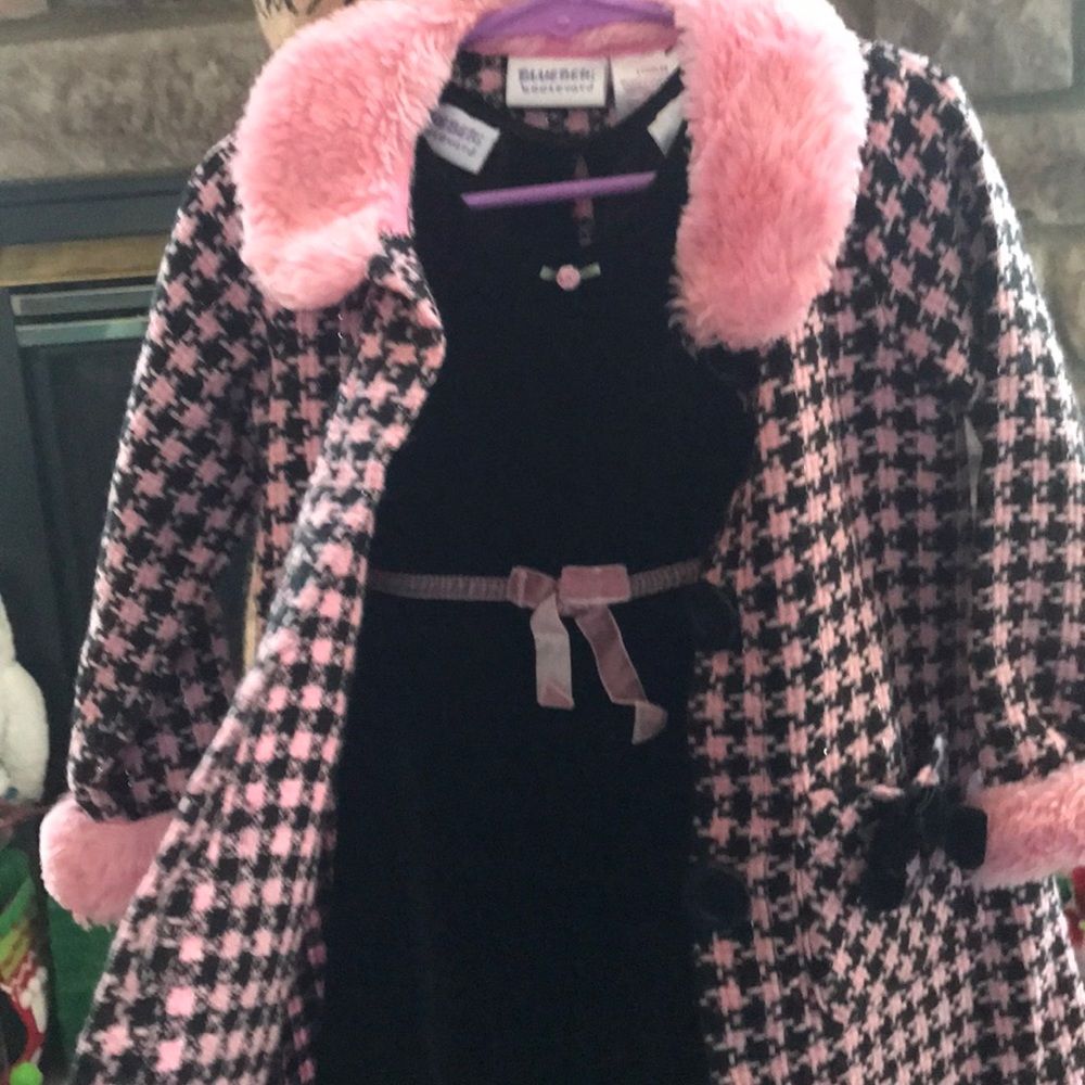 Blueberi blvd toddler dress & jacket